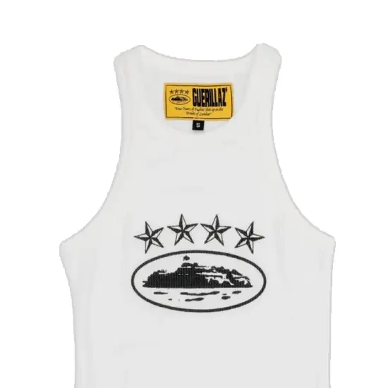 Corteiz 4Starz Alcatraz Women’s Tank Top White