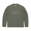 Corteiz Alcatraz Waffle Sweatshirt Tonal Khaki