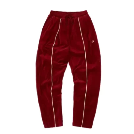 Corteiz VVS Uptown Joggers Burgundy