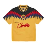 Corteiz Club RTW Football T-Shirt Yellow