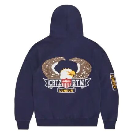 Corteiz Dipset Zip Hoodie Navy