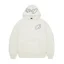 Corteiz Satin C Star Applique Hoodie Off White
