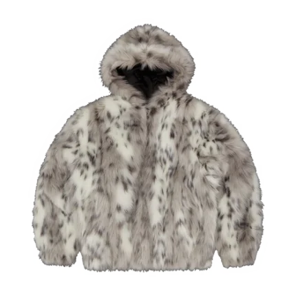 HOODED FUR JACKET [MULTI]