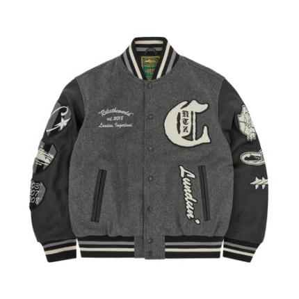 US VS DEM VARSITY JACKET [GREY]