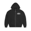 ISLAND PUFF PRINT ZIP HOODIE [WASHED BLACK]