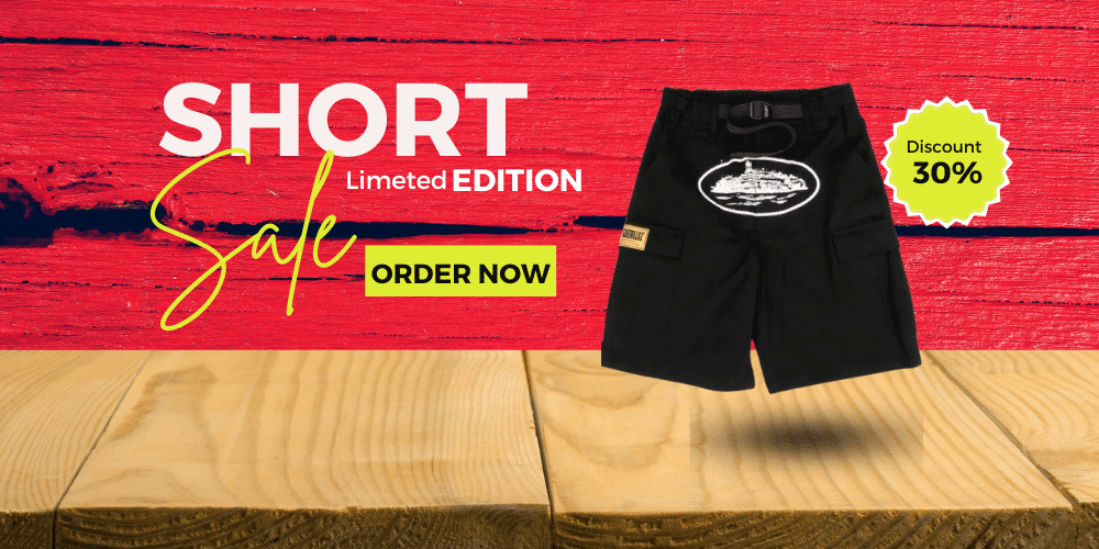 Corteiz Alcatraz Cargo Shorts Black
