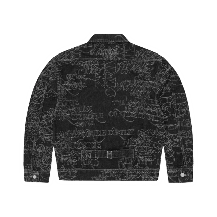 HANDWRITTEN DENIM TRUCKER