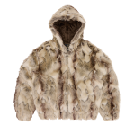 PELT Hooded Fur Corteiz Jacket