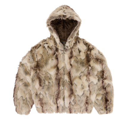 PELT Hooded Fur Corteiz Jacket