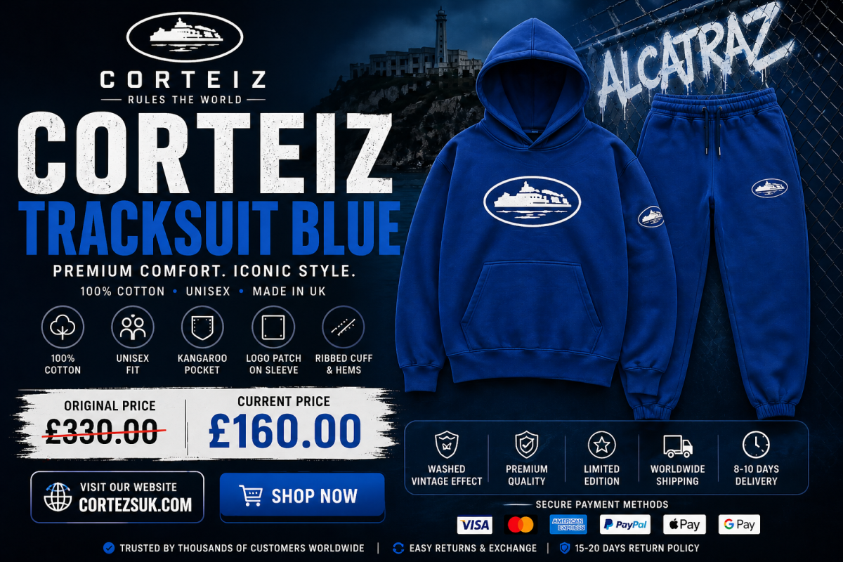Corteiz Tracksuit Blue