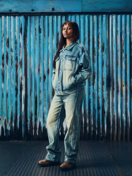 ARDWEAR Washed Indigo Baggy Jeans