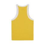 WOMENS CLASSIC TANK TOP YELLOW WHITE