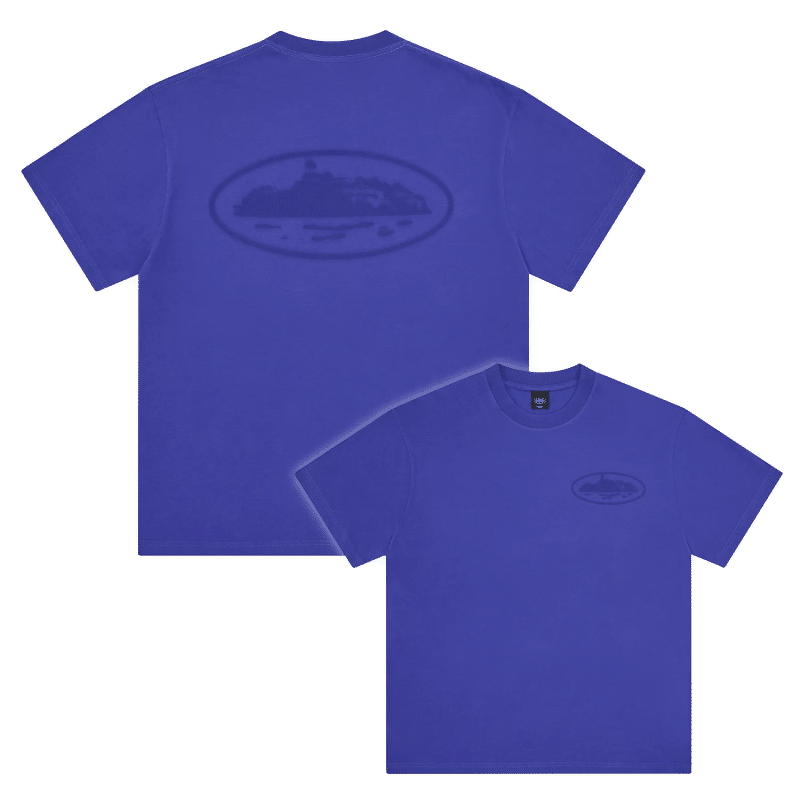 ISLAND KNOCKOUT TEE INDIGO BLUE