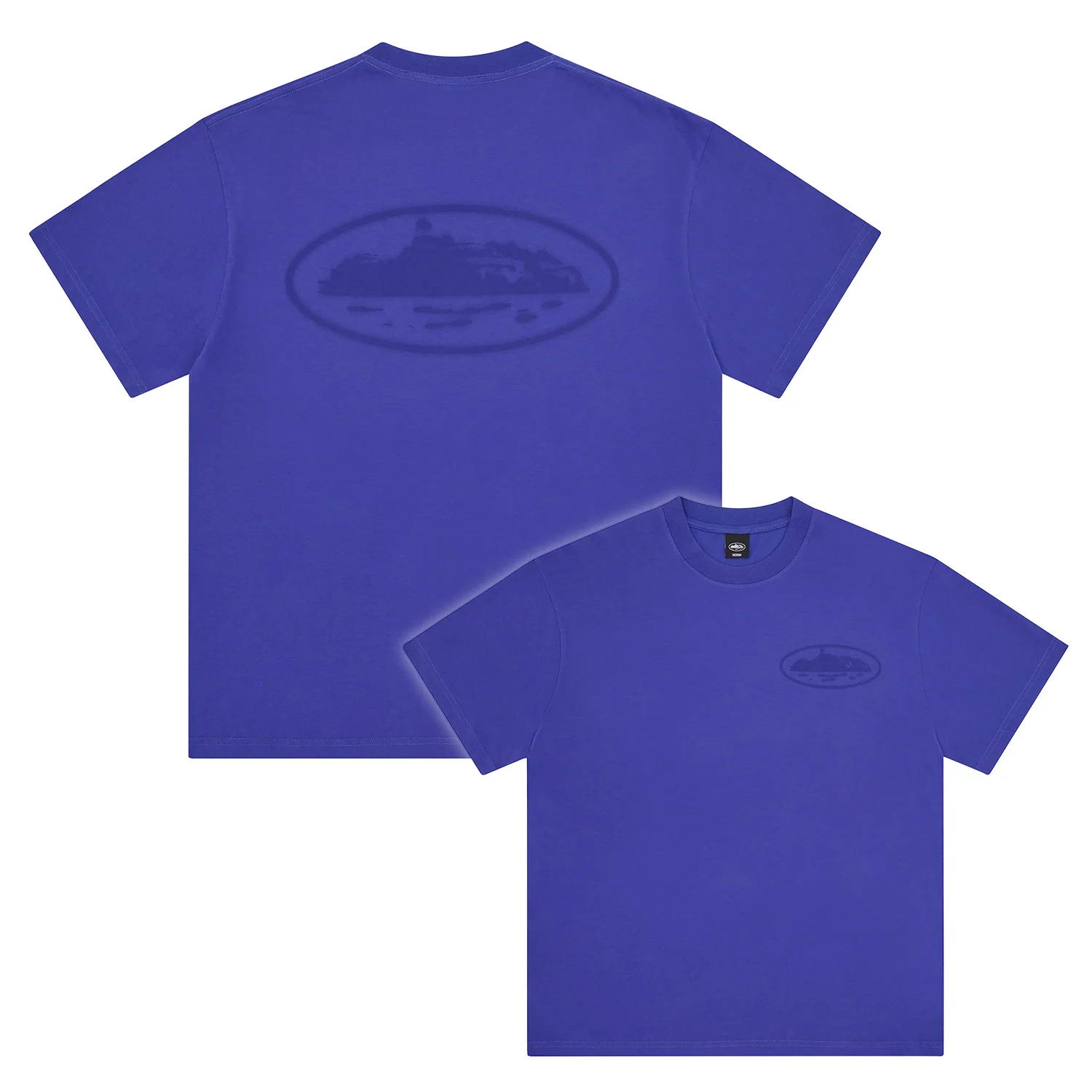 ISLAND KNOCKOUT TEE INDIGO BLUE