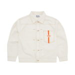 DUAL STRIPE DENIM JACKET OFF WHITE