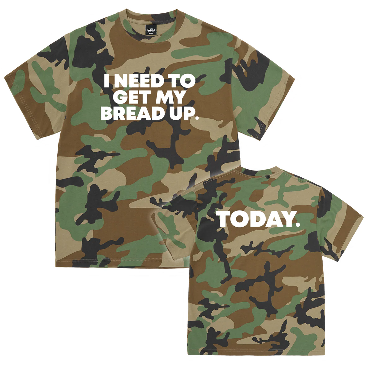 REMINDER TEE WOODLAND CAMO
