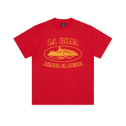 Corteiz Spain Alcatraz Tee Red