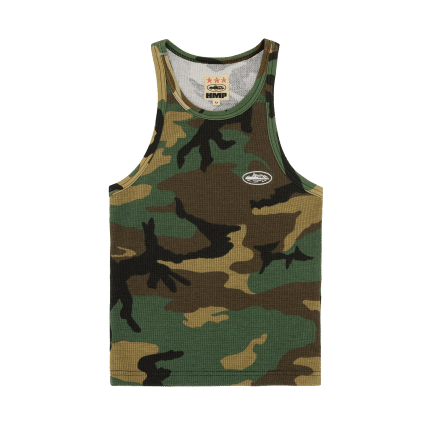 WOMENS CLASSIC TANK TOP WOODLAND CAMO