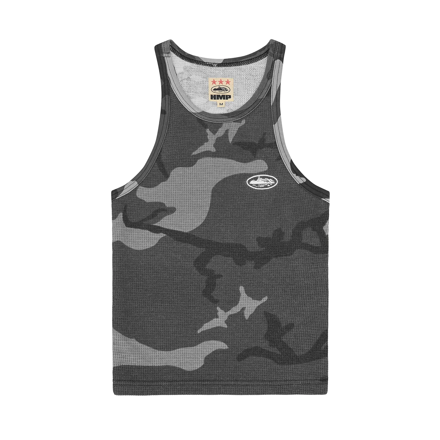 WOMENS CLASSIC TANK TOP BLACK CAMO