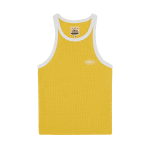 WOMENS CLASSIC TANK TOP YELLOW WHITE