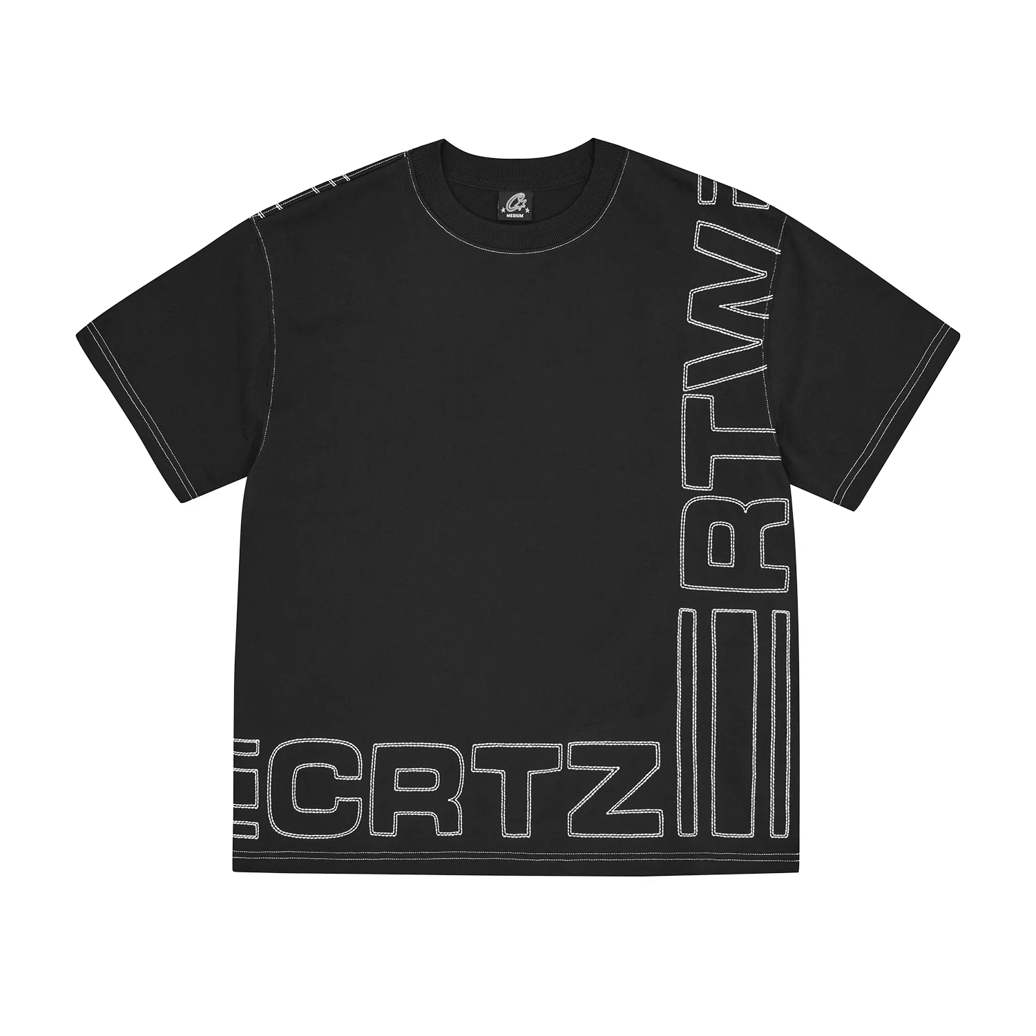 OUTLINE HEAVYWEIGHT TEE BLACK