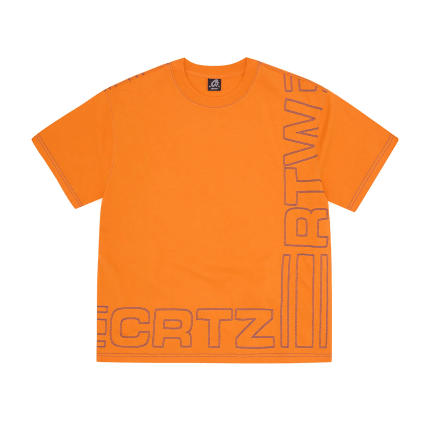 OUTLINE HEAVYWEIGHT TEE ORANGE