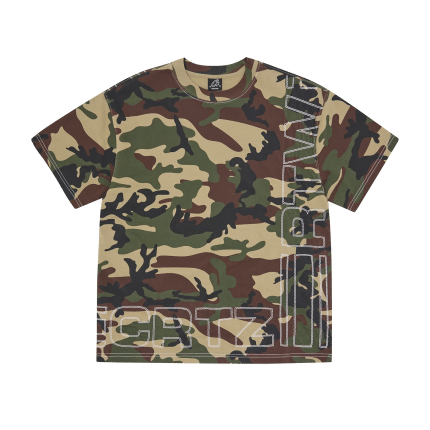 OUTLINE HEAVYWEIGHT TEE WOODLAND CAMO