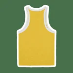 WOMENS CLASSIC TANK TOP YELLOW WHITE