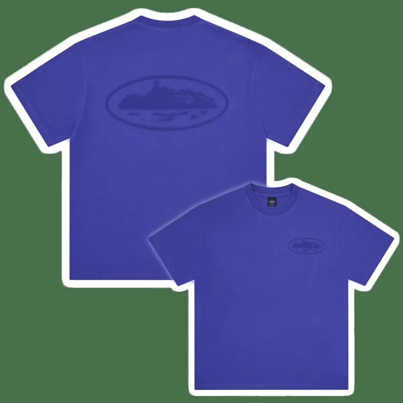 ISLAND KNOCKOUT TEE INDIGO BLUE