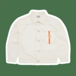 DUAL STRIPE DENIM JACKET OFF WHITE