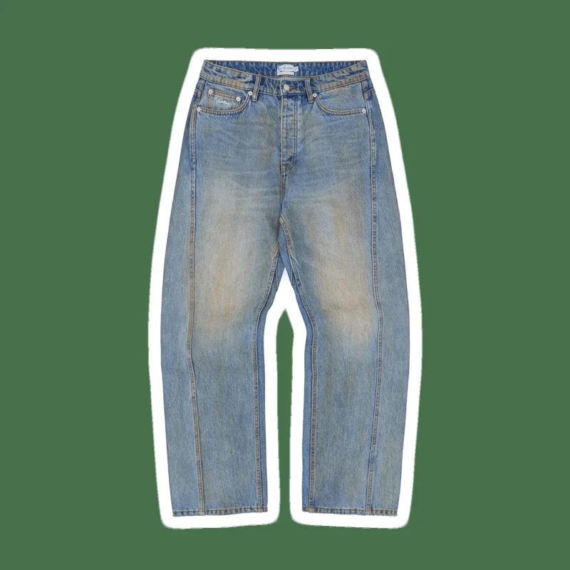 ARDWEAR Washed Indigo Baggy Jeans