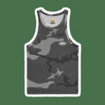 WOMENS CLASSIC TANK TOP BLACK CAMO