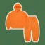 Mini Island Hoodie Tracksuit Orange