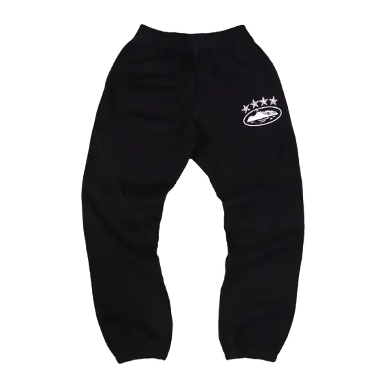 Corteiz-4Starz-Alcatraz-Sweatpants-Black Corteiz 4Starz Alcatraz Sweatpants Black