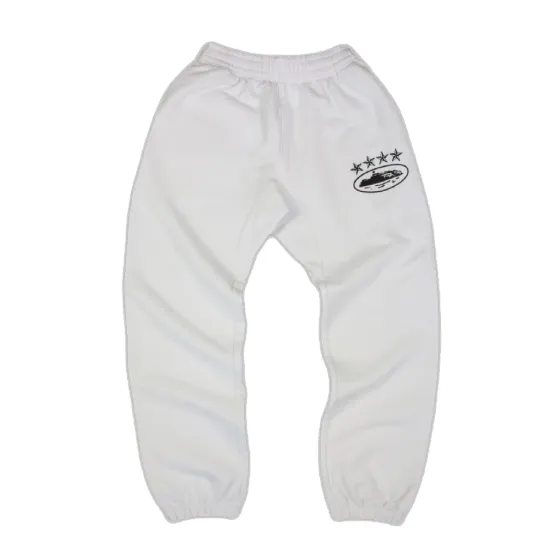 Corteiz-4Starz-Alcatraz-Sweatpants-White Corteiz 4Starz Alcatraz Sweatpants White