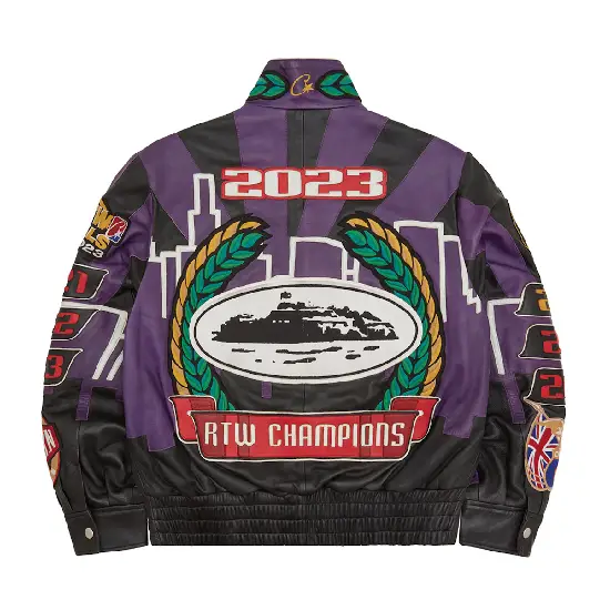 Corteiz 5 Year Leather Jacket 1
