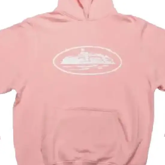 Corteiz Alcatraz Hoodie Baby Pink 1