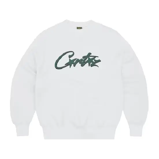 Corteiz-Allstarz-Sweatshirt-White-Green-2 Corteiz Allstarz Sweatshirt White/Green