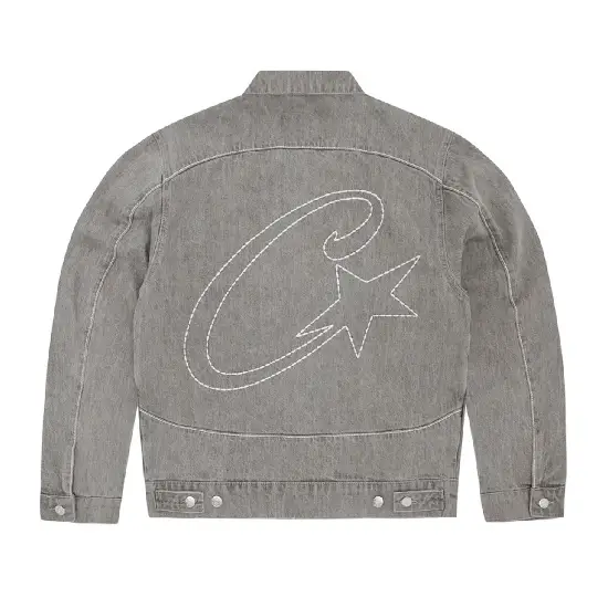 Corteiz C Star Denim Trucker Jacket Grey 2