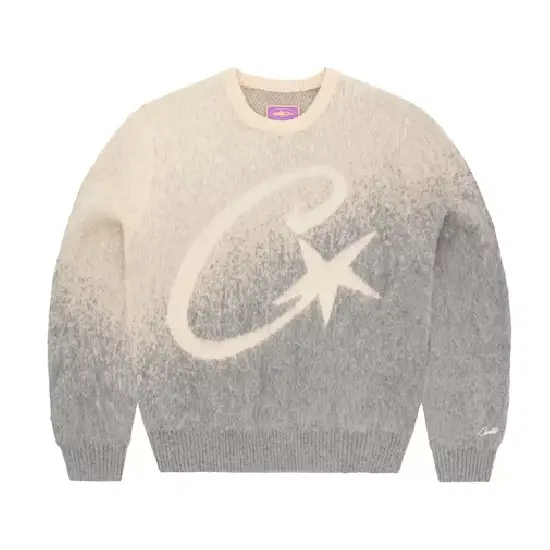 Corteiz-C-Star-Gradient-Mohair-Knit-Sweatshirt-2 Corteiz C Star Gradient Mohair Knit Sweatshirt