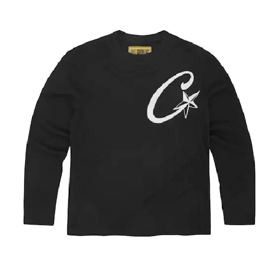 Corteiz-C-Starz-Waffle-Sweatshirt-Black-2 corteiz sweatshirt,
