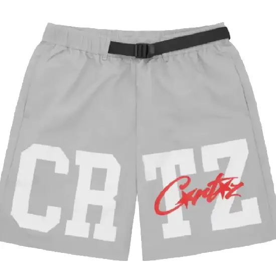 Corteiz Crtz Nylon Shorts Gray 1 1