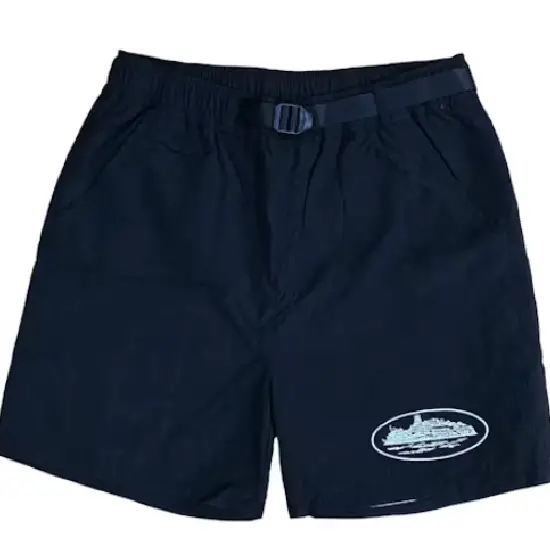 Corteiz Nylon Litework Shorts Black 1
