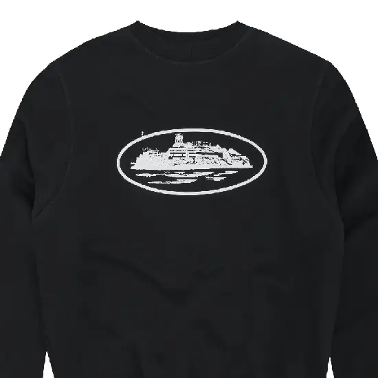 Corteiz OG Alcatraz Sweatshirt Black 1