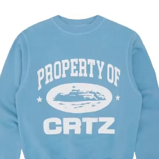 Corteiz P.O.C Sweatshirt Baby Blue 1