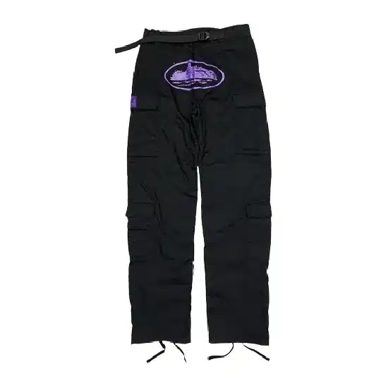 Corteiz-Purp-Guerilaz-Cargo-Black-Purple corteiz cargo,