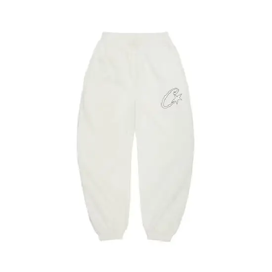 Corteiz-Satin-C-Star-Applique-Swetpants-Off-White-2 (1) Corteiz Satin C Star Appliqué Joggers Off White