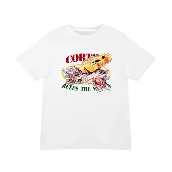 Corteiz-Car-Crash-T-Shirt-White-2 Corteiz Car Crash T-Shirt White
