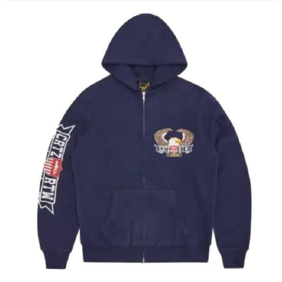 Corteiz-Dipset-Zip-Hoodie-Navy Corteiz Dipset Zip Hoodie Navy