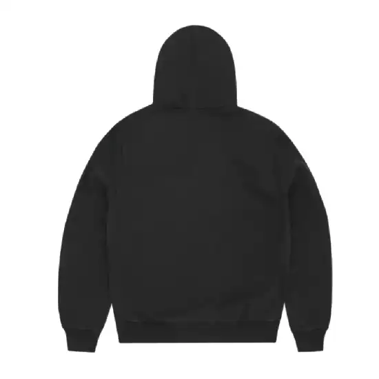Corteiz Satin C Star Applique Hoodie Black 1